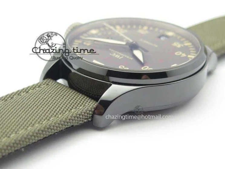 MIROTIME 0331 Chic Big Pilot Real PR IW501902 Real Ceramic ZF 1:1 Best Edition On Nylon Strap A 7275